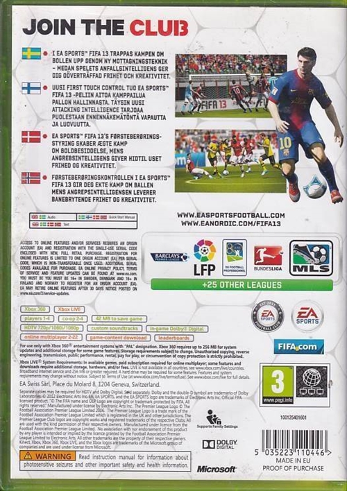 FIFA 13 - Ultimate Edition - XBOX 360 (B Grade) (Genbrug)